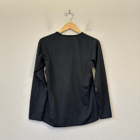 PATAGONIA Capilene Baselayer Top Black Midweight Polartec Performance - Picture 2 of 10